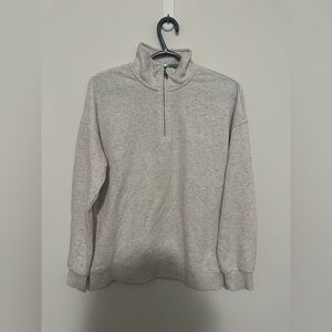 Lazypants Gray Half-Zip Sweater
